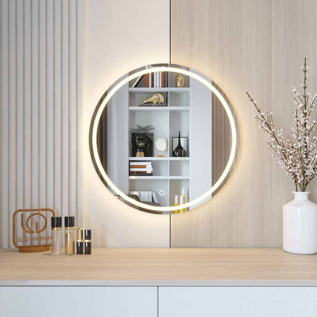 Gương led tròn treo tường